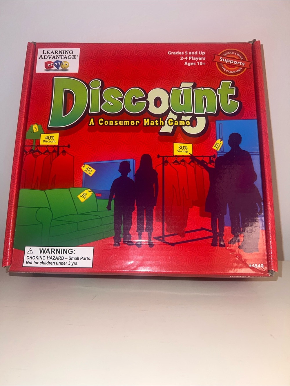 NWT Discount Consumer Math Game